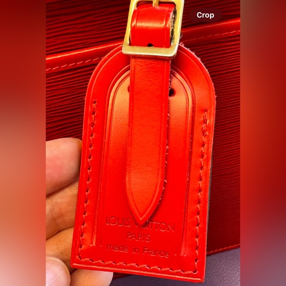 LOUIS VUITTON Authentic Red Riviera Epi Leather - Picture 13 of 15